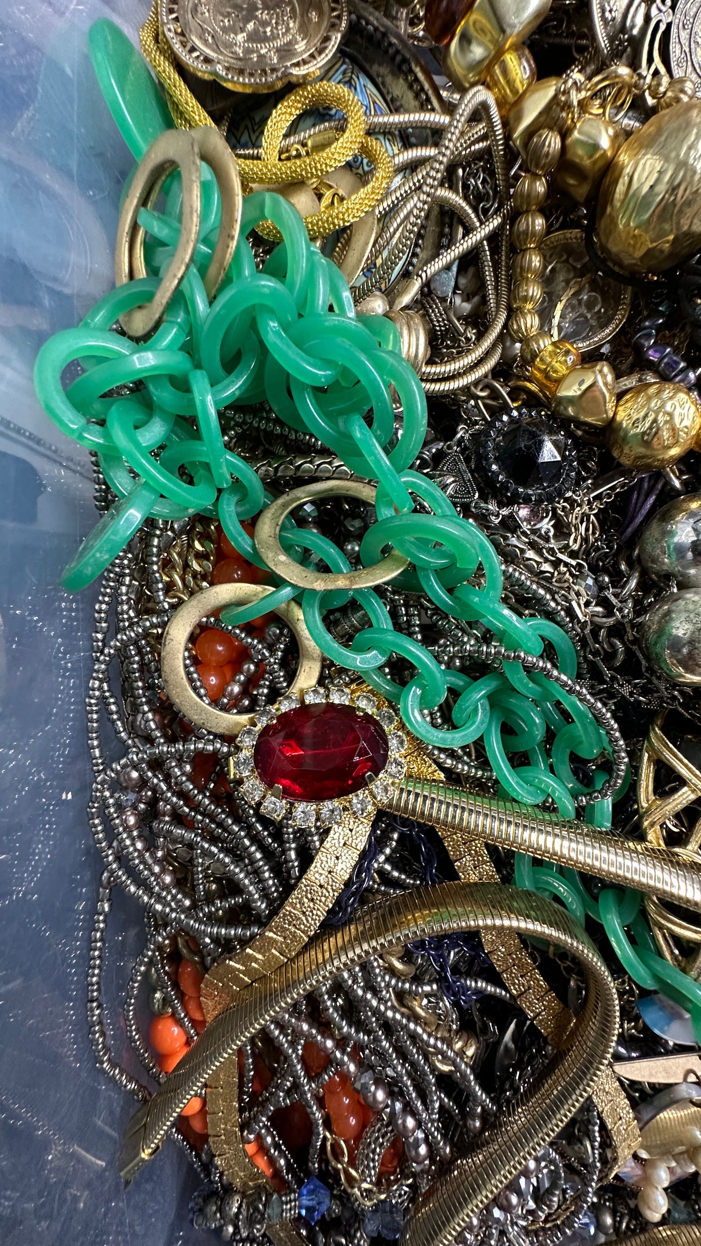 6+ Pounds Wearable Necklaces Bulk Lot Jewelry Vintage Modern Signed Unsigned