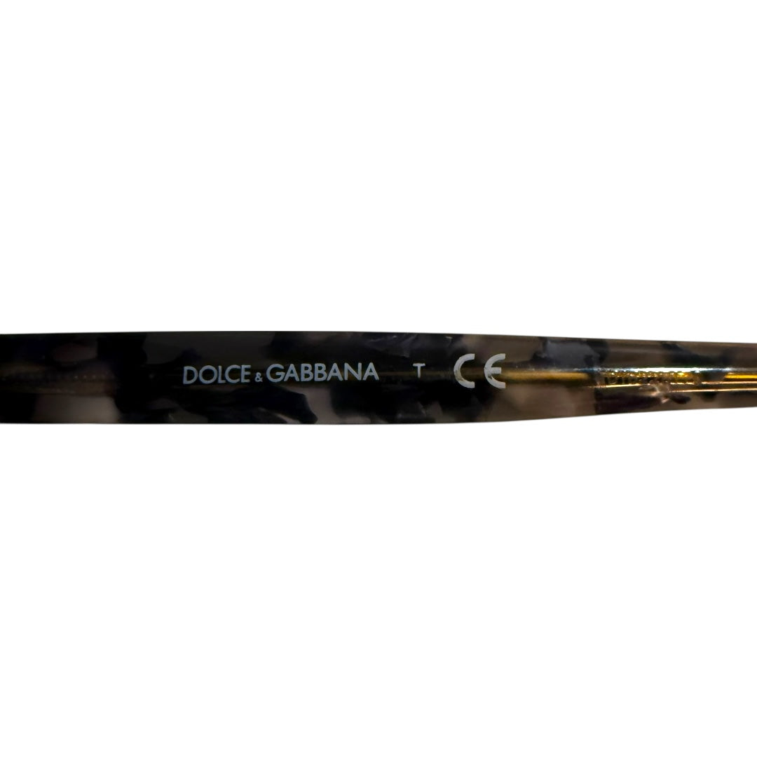 DOLCE & GABBANA Prescription Glasses Designer Luxury Frames DG 3244 2933 53[]16 140 Blue Green Marble Unisex Gray Grey Logo Quiet Luxury